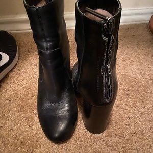 French Connection Capella Block Heel Booties